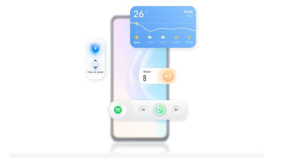 Giao diện thân thiện, Widget đa dạng 1